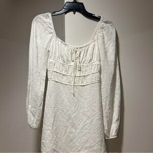 Princess Polly Cream Textured Dress